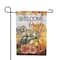 18" x 12.5" Welcome Friends Fall Harvest Outdoor Garden Flag